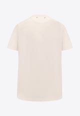 Golden Goose DB Printed Crewneck T-shirt White GWP01220P00211811616_ARTIC WOLF_34795066