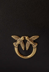 PINKO Triplet Leather Crossbody Bag Black 105161A0QOZ99Q_Black_34275641