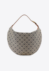 Tory Burch T-Monogram Balloon Jacquard Shoulder Bag Navy 177028405_Tory navy_29844017