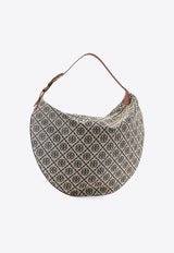 Tory Burch T-Monogram Balloon Jacquard Shoulder Bag Navy 177028405_Tory navy_29844017