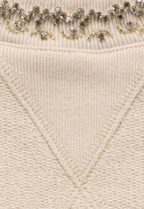 Golden Goose DB Embellished Cropped Sweater Cream GWP02203P00212211616_ARTIC WOLF_34795063