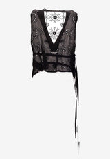 Ann Demeulemeester Tiuku Classic Waistcoat Black B0012742FA558_099