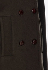 Isabel Marant Fiby Double-Breasted Coat Brown MA0455FAB1D03I_67DK