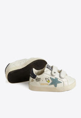 Golden Goose DB Kids Babies School Low-Top Sneakers White GIF00166F007411_82479