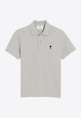 AMI PARIS Ami De Coeur Polo T-shirt Gray HPL411760_0951
