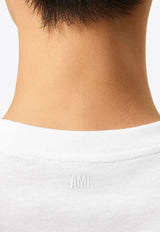 AMI PARIS Ami De Coeur T-shirt White HTS346724_100
