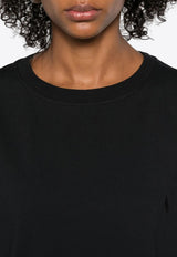 The Attico Logo Embroidered T-shirt Black 251WCT00350JJJ025AA_100