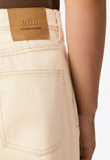AMI PARIS Essential Wide-Leg Jeans Cream HTR820DE0106_150
