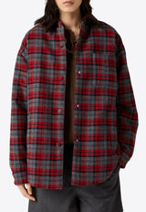 Miu Miu Tartan Check Wool Padded Jacket Multicolor ML855S232172Z_F0I14