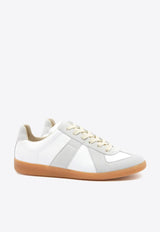 Maison Margiela Replica Low-Top Leather Sneakers Off-white S58WS0109P1895T1016_DIRTY WHITE_29842566