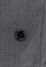 AMI PARIS Double-Breasted Buttoned Blazer Gray HBV006WV0023020_Grey_29839450