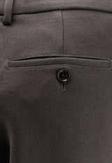 AMI PARIS Wool Wide-Leg Pants Gray HTR423WV0088020_Grey_29844776