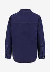 Gucci Logo Patch Denim Shirt Blue 835282XDDB64447_BLUE/MIX_29854483