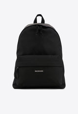 Balenciaga Explorer Logo Backpack Black 5032212VZ371000_Black_30005121