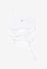 Diesel T-Leya Wraparound Tail Top White A183560EJAI100_White_29840957
