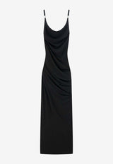 Coperni Draped Maxi Dress Black COPR205F5022BLK_Black_35065861