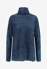 F Cashmere Bruco 89 Cashmere Turtleneck Sweater Blue MBRC89GKA0108_Blue_35066074