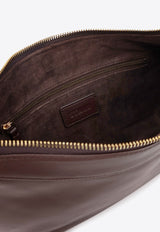 Staud Demy Leather Shoulder Bag Brown H25P6028LBESPR_Brown_35066051