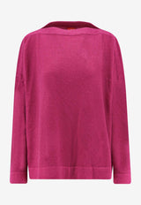 F Cashmere Daisy 1 Cashmere Sweater Purple MDAISYTKP21_Purple_35065912