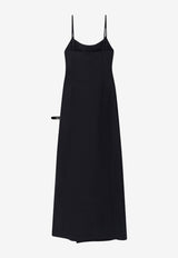 Coperni Slit Midi Dress Black COPR166F2043BLK_Black_35065844