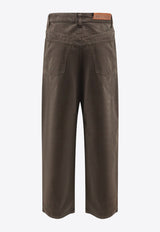 DARKPARK Straight-Leg Chained Pants Brown MTR11FAP050092_Darkbrown_35065928