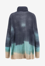 F Cashmere Bruco 7 Cashmere Turtleneck Sweater Multicolor MBRC07GKA0601_Black_35066008