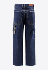 DARKPARK John Straight-Leg Chained Jeans Blue MTR01CDBL03W019W019_Darkbrown_35066086
