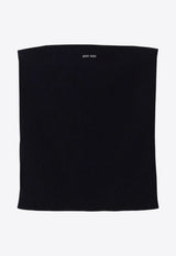 Miu Miu Rib Knit Logo Tube Top Navy MMV311SOOO18HY_F0008