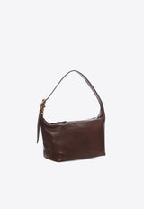 Miu Miu Embossed Logo Nappa Leather Shoulder Bag Brown 5NE841AEFX_F0NBL