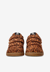 Isabel Marant Beth Leopard Suede Low-Top Sneakers Brown BK0013FAC3E08S_LEEC