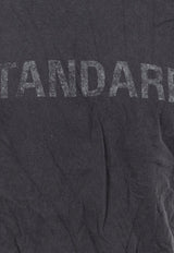 Balenciaga Standard Print Faded T-shirt Black 850261TTVC71041_FADED WASHED BLACK_30005366