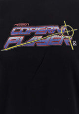 Coperni Graphic Print T-shirt Black COPJS16PF5041BLKMUL_Blackmulti_35065857