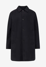 Paltò Cantuccio Single-Breasted Wool Coat Black B51PUCANTFWONER_Black_35065787