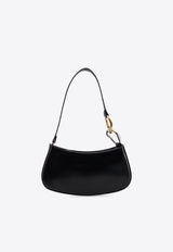 Staud Ollie Polished Leather Shoulder Bag Black 2929383ABLK_Black_35065970