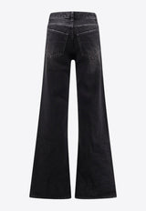 Balenciaga Wide-Leg Faded Jeans Black 852328TTW671037_BLACK FADE OUT_30005008
