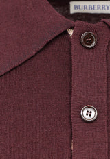 Burberry Wool Polo Sweater Mahogany 8113790C1494_MAHOGANY RED_34795061