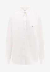 Coperni Logo Plaque Long-Sleeved Shirt White COPCH65F2010WHT_White_35065884