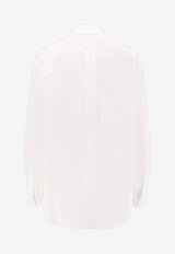 Coperni Logo Plaque Long-Sleeved Shirt White COPCH65F2010WHT_White_35065884