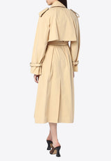 Dries Van Noten Double-Breasted Trench Coat Beige 102161449/Q_DRVNO-103