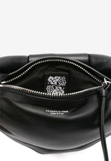 Federico Cina Mini Tortellino Nappa Leather Handbag Black MTB0101_BLACK