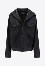 Balenciaga Standing Denim Jacket Black 849898TTWA41000_Black_30005018