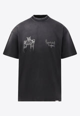 Represent Hand Drawn Thoroughbred Faded T-shirt Black MLM10038303_AGED BLACK_29840655