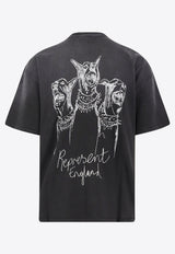 Represent Hand Drawn Thoroughbred Faded T-shirt Black MLM10038303_AGED BLACK_29840655