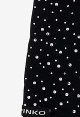PINKO Svizzera Rhinestone-Embellished Scarf Black 106001A2Z8Z99_Black_34275717