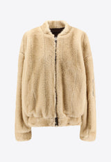 MM6 Maison Margiela Reversible Zip-Up Jacket Brown SH2AM0044MTN122961_Marrone/beige_29843459