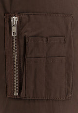 MM6 Maison Margiela Reversible Zip-Up Jacket Brown SH2AM0044MTN122961_Marrone/beige_29843459