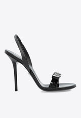 Versace 100 Medusa Bow Sandals Black
