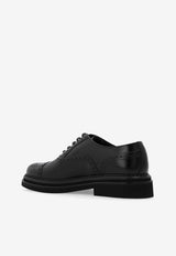 Dolce & Gabbana Brushed Leather Oxford Shoes Black A20159 A1203-80999