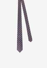 Kiton Ciro Paone Pattern Silk Tie Multicolor UCRVKQC05L8308ANTRACITE_Anthracite_29841916