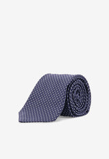 Kiton Ciro Paone Polka Dot Silk Tie Navy UCRVKQC05L6702ANTRACITE_Anthracite_29841523